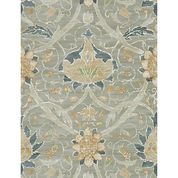 Anthropologie Montreal Wallpaper Charcoal Grey Motif Artist William Morris - Picture 4 of 11
